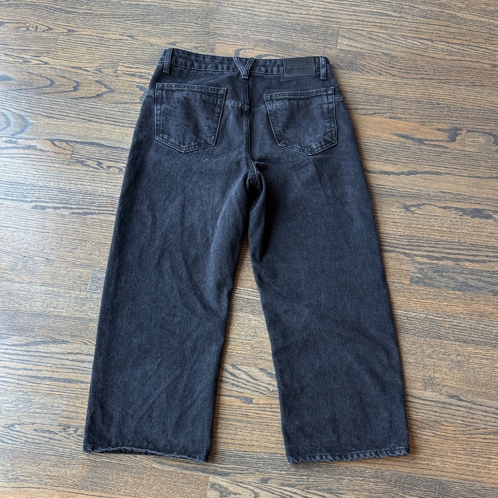 We The Free Washed Vintage Black Wide-Leg Ankle Jeans size 28 NWOT - Picture 11 of 13